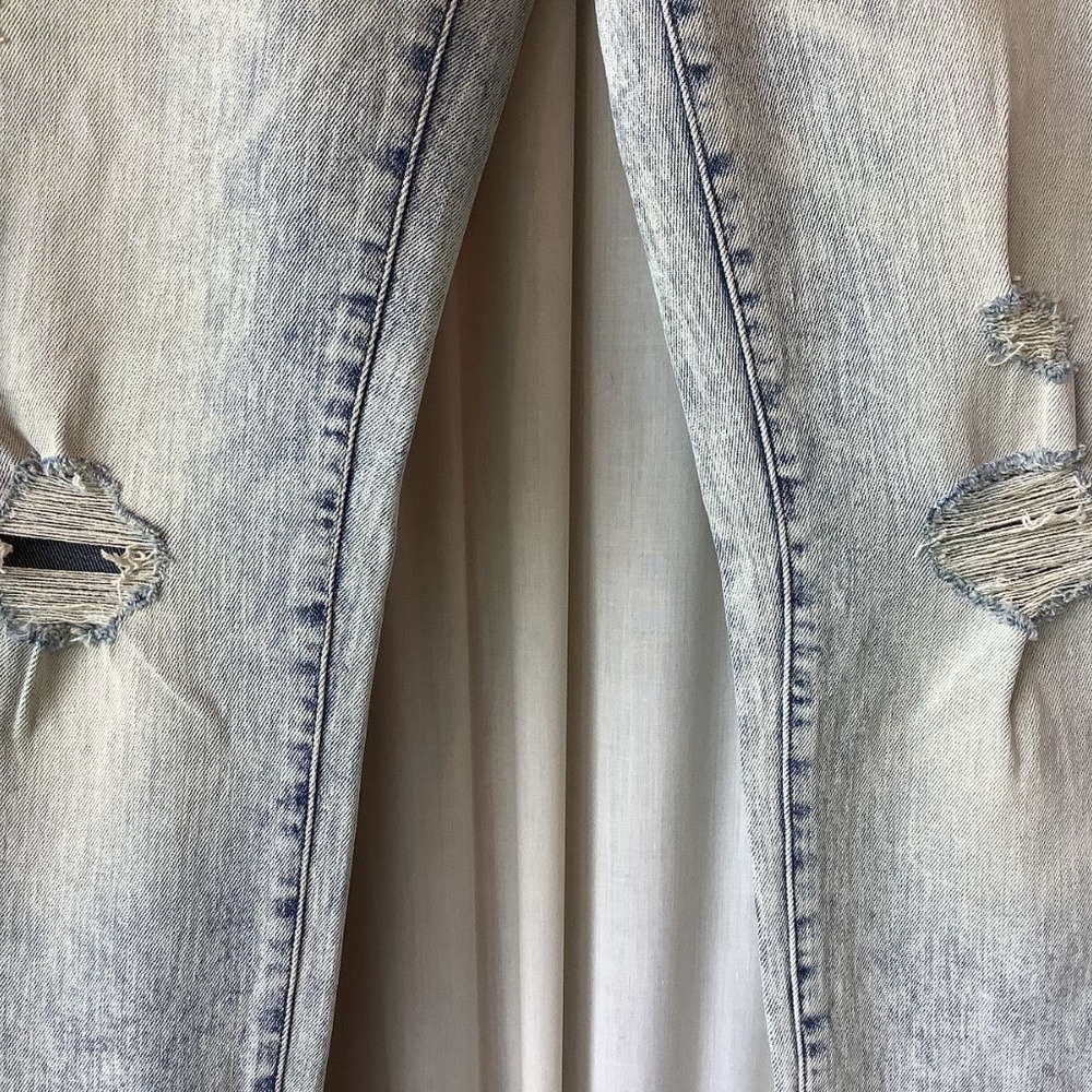 American Eagle Women’s Distressed Denim Jeans Flex Stretch Size 28x32 - Picture 4 of 9